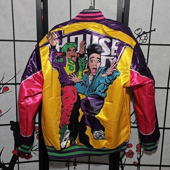 Kid 'n Play House Party Satin Jacket Coat 2XL New - Picture 7 of 9